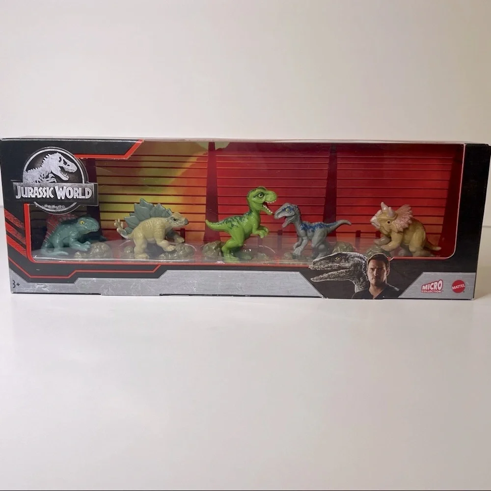 New Jurassic World Micro Collection Mini Figure 5-Pack Dinosaurs 2 Inch Figures